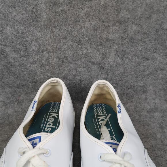 Keds Shoes Womens 9 Casual Sneakers Trainers Champion Lace Up Low White Leather - Picture 4 of 13